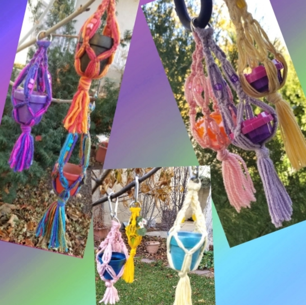 Mini & Small Macrame Plant Hangers